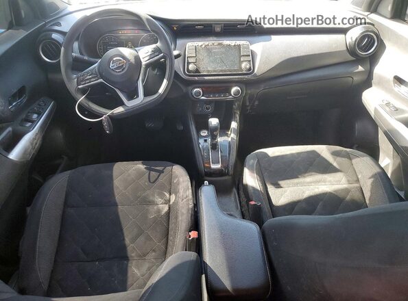 3N1CP5CV3LL487315 2020 NISSAN KICKS Черный Вид панели приборов