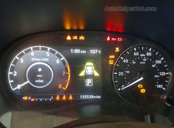 3N1CP5CV3ML472850 2021 NISSAN KICKS Black Вид щитка приладів