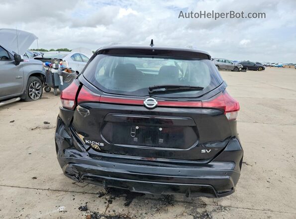 3N1CP5CV3ML482987 2021 NISSAN KICKS Black Вид ззаду