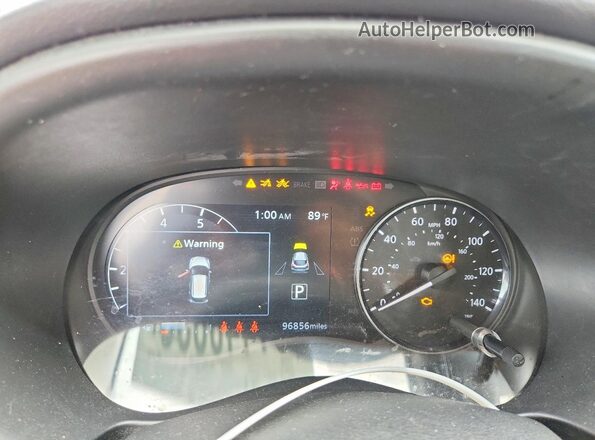 3N1CP5CV3ML482987 2021 NISSAN KICKS Black Вид щитка приладів