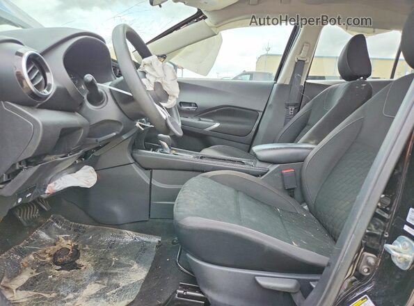 3N1CP5CV3ML482987 2021 NISSAN KICKS Black Вид салону спереду