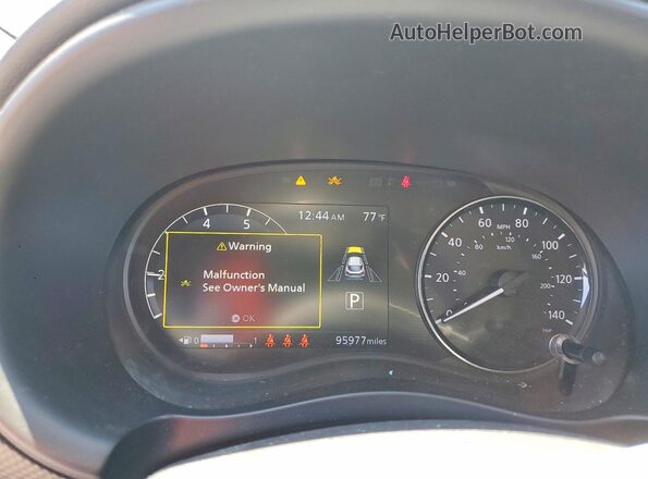 3N1CP5CV3ML500601 2021 NISSAN KICKS Gray Instrument cluster view