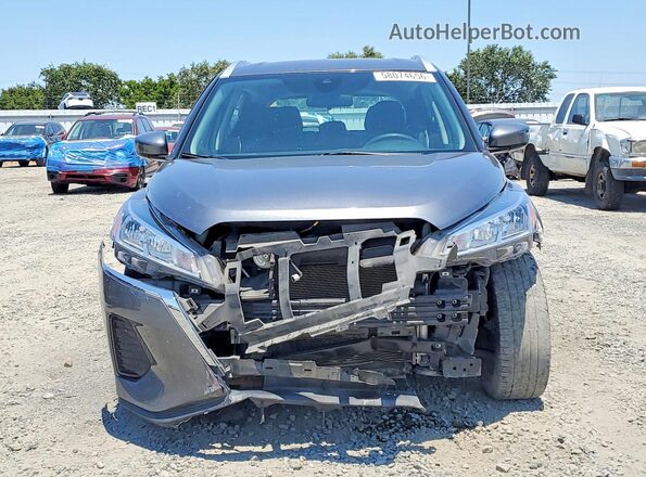3N1CP5CV3ML500601 2021 NISSAN KICKS Gray Front view