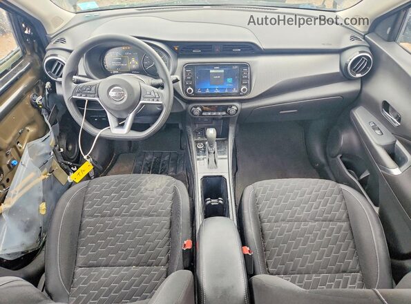 3N1CP5CV3ML503661 2021 NISSAN KICKS Черный Вид панели приборов