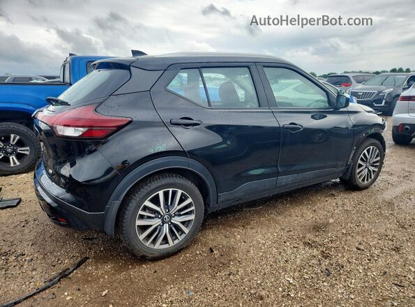 3N1CP5CV3ML503661 2021 NISSAN KICKS Черный Задняя правая четверть