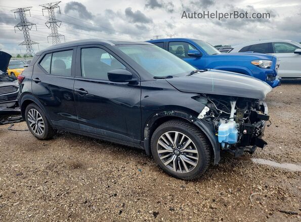 3N1CP5CV3ML503661 2021 NISSAN KICKS Черный Передняя правая четверть
