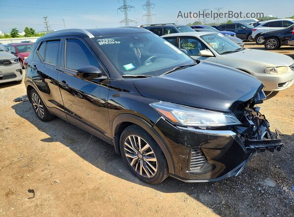 3N1CP5CV3ML546431 2021 NISSAN KICKS Black Przód prawy