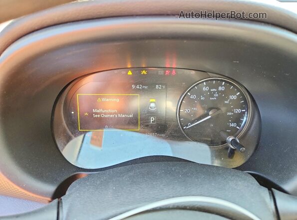3N1CP5CV3ML546431 2021 NISSAN KICKS Black Widok zestawu wskaźników
