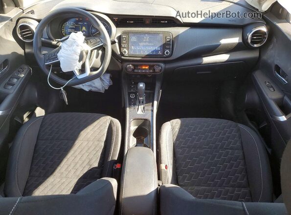 3N1CP5CV3NL496227 2022 NISSAN KICKS Burgundy წინა პანელის ხედი