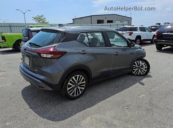 3N1CP5CV3NL505265 2022 NISSAN KICKS Gray უკანა მარჯვენა