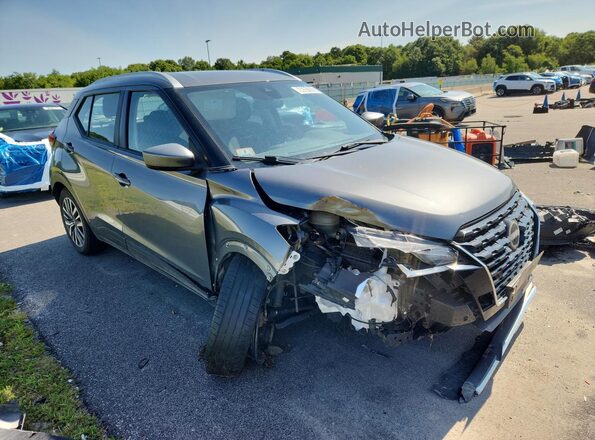 3N1CP5CV3NL505265 2022 NISSAN KICKS Gray წინა პანელის ხედი