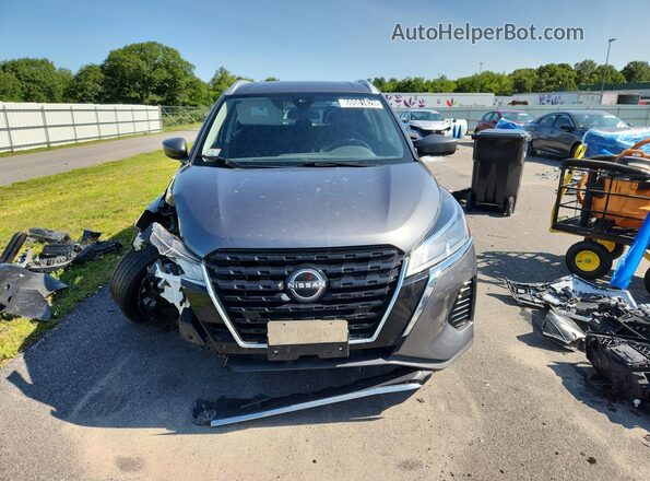 3N1CP5CV3NL505265 2022 NISSAN KICKS Gray ძრავის განყოფილების ხედი