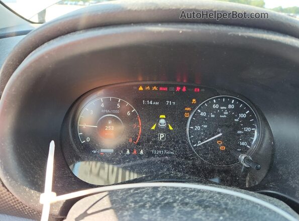 3N1CP5CV3NL505265 2022 NISSAN KICKS Gray უკანა სალონის ხედი