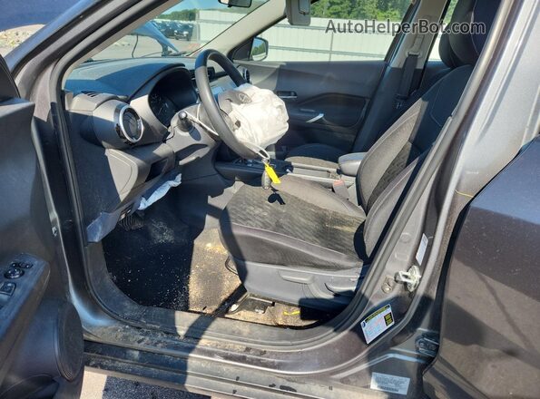 3N1CP5CV3NL505265 2022 NISSAN KICKS Gray VIN კოდის სტიკერის ხედი
