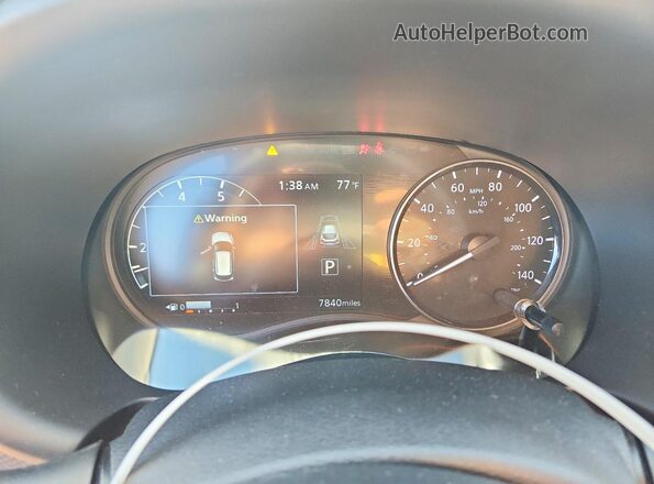 3N1CP5CV3RL470975 2024 NISSAN KICKS Silver Widok zestawu wskaźników