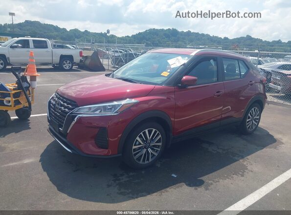 3N1CP5CV3RL498663 2024 NISSAN KICKS Red Передня ліва чверть