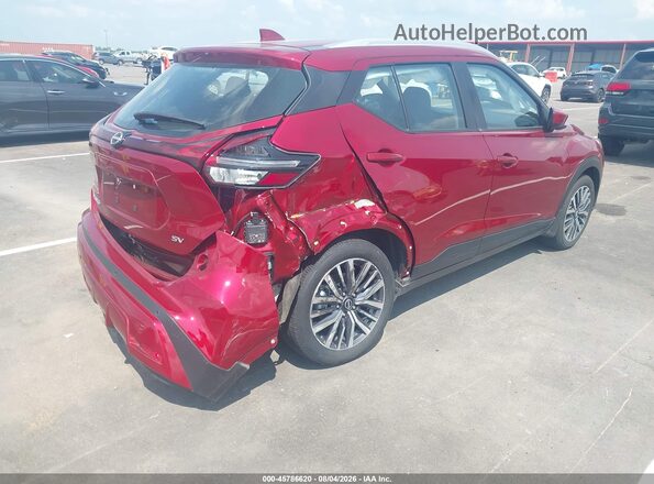 3N1CP5CV3RL498663 2024 NISSAN KICKS Red Задня права чверть