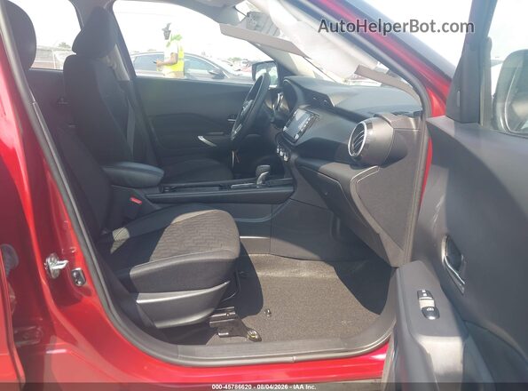 3N1CP5CV3RL498663 2024 NISSAN KICKS Red Вид салону спереду