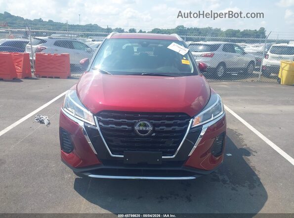 3N1CP5CV3RL498663 2024 NISSAN KICKS Red Вид щитка приладів