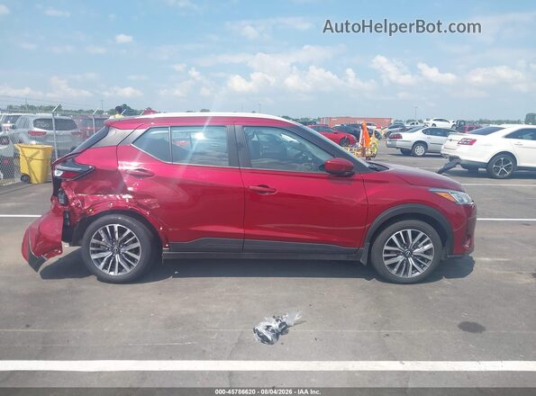 3N1CP5CV3RL498663 2024 NISSAN KICKS Red Вид задньої частини салону