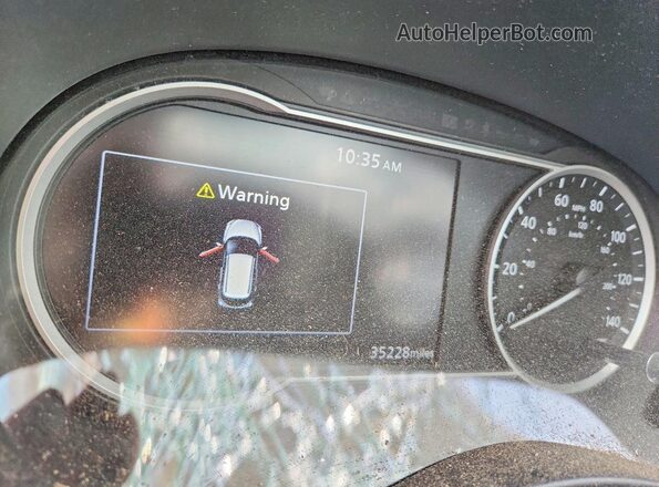 3N1CP5CV4LL506096 2020 NISSAN KICKS Red Вид щитка приладів