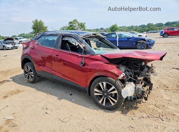 3N1CP5CV4LL506096 2020 NISSAN KICKS Red Передня права чверть
