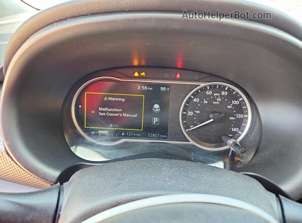 3N1CP5CV4LL541897 2020 NISSAN KICKS Gray Instrument cluster view