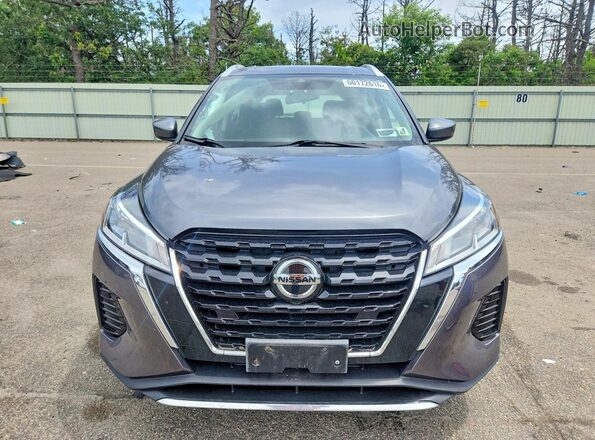 3N1CP5CV4ML533767 2021 NISSAN KICKS Gray Դիմացի տեսք