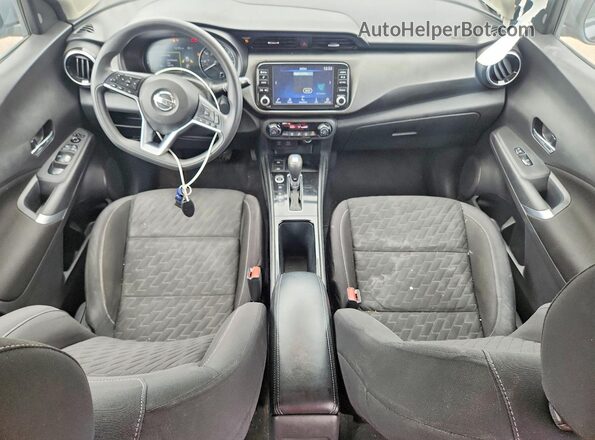 3N1CP5CV4ML533767 2021 NISSAN KICKS Gray Առջևի վահանակի տեսք