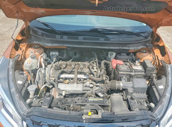 3N1CP5CV4ML535874 2021 NISSAN KICKS Orange ძრავის განყოფილების ხედი