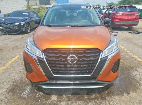 3N1CP5CV4ML535874 2021 NISSAN KICKS Orange წინა ხედი