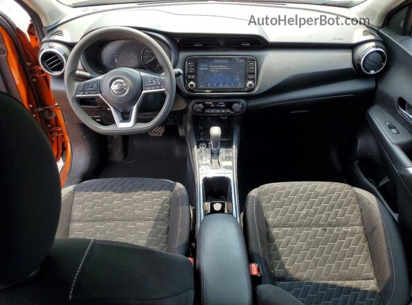 3N1CP5CV4ML535874 2021 NISSAN KICKS Orange წინა პანელის ხედი