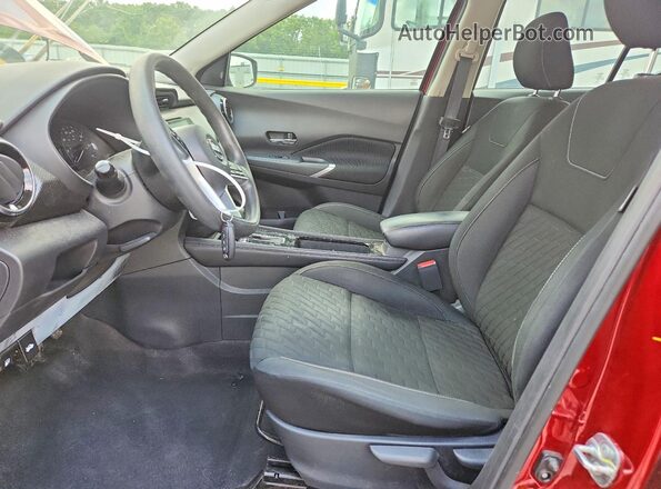 3N1CP5CV4ML538533 2021 NISSAN KICKS Red Vista interior delantera