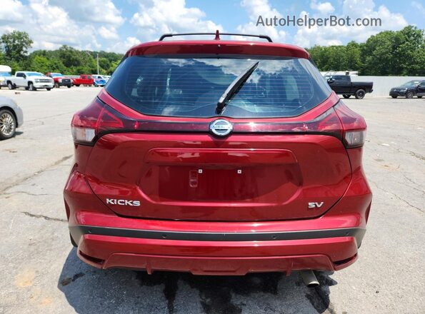 3N1CP5CV4ML538533 2021 NISSAN KICKS Red Vista trasera