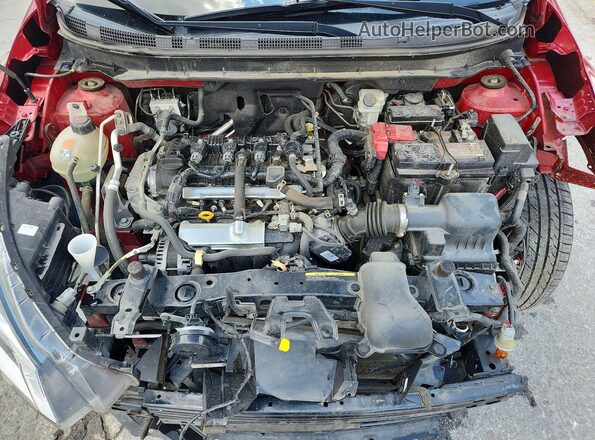 3N1CP5CV4ML538533 2021 NISSAN KICKS Red Vista del compartimento del motor
