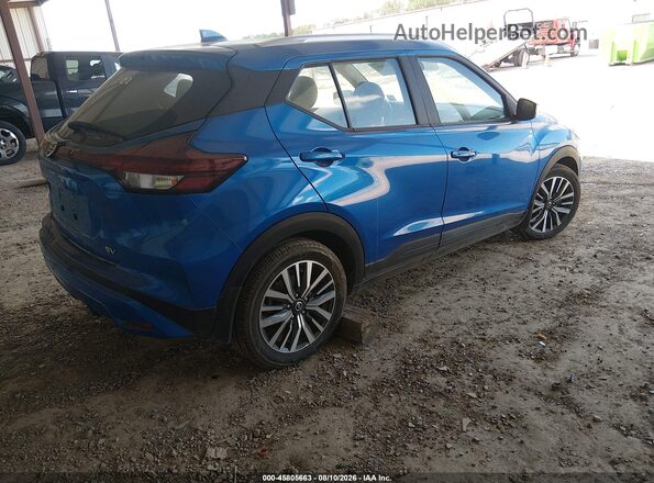 3N1CP5CV4ML556272 2021 NISSAN KICKS Blue Tył prawy