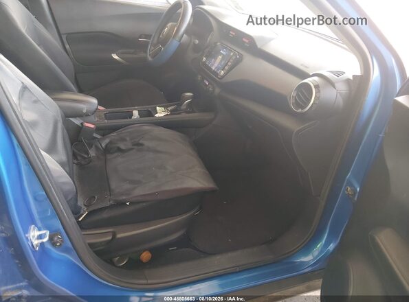 3N1CP5CV4ML556272 2021 NISSAN KICKS Blue Widok wnętrza z przodu