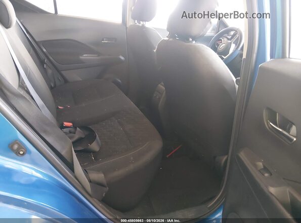 3N1CP5CV4ML556272 2021 NISSAN KICKS Blue Widok naklejki z numerem VIN