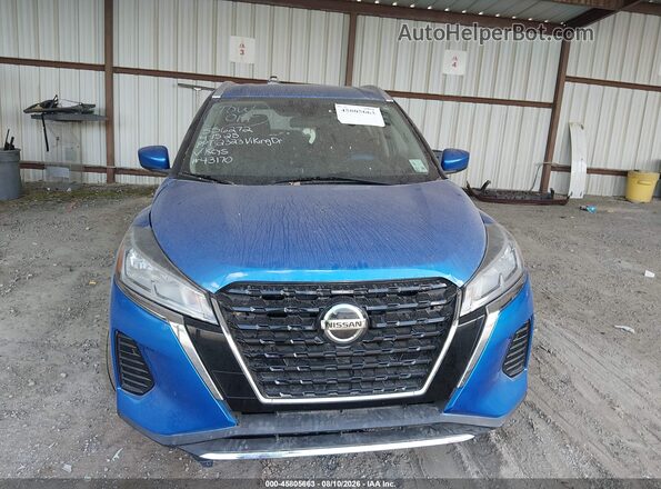 3N1CP5CV4ML556272 2021 NISSAN KICKS Blue Widok z przodu