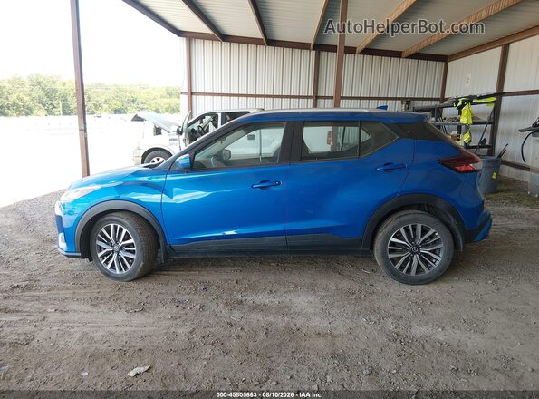 3N1CP5CV4ML556272 2021 NISSAN KICKS Blue Widok wnętrza 360 stopni