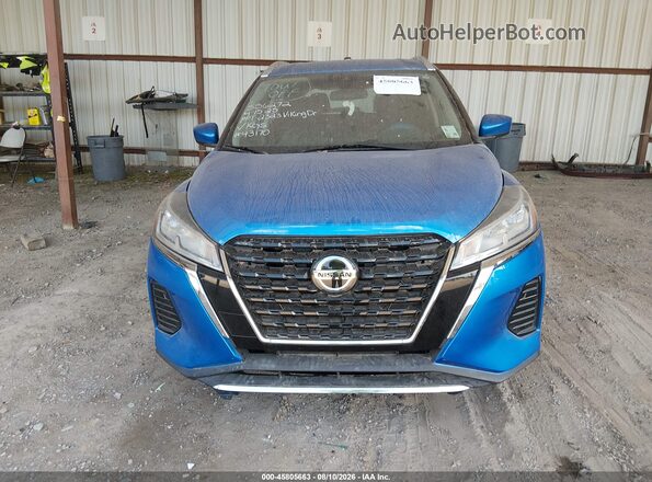 3N1CP5CV4ML556272 2021 NISSAN KICKS Blue Widok zestawu wskaźników