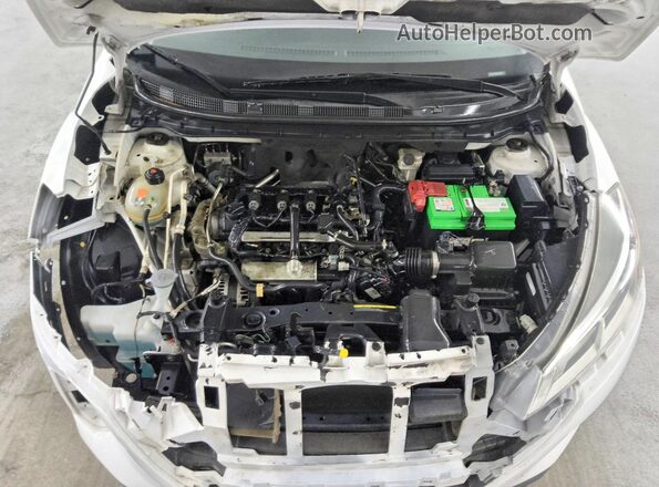 3N1CP5CV4NL505775 2022 NISSAN KICKS White Vista del compartimento del motor