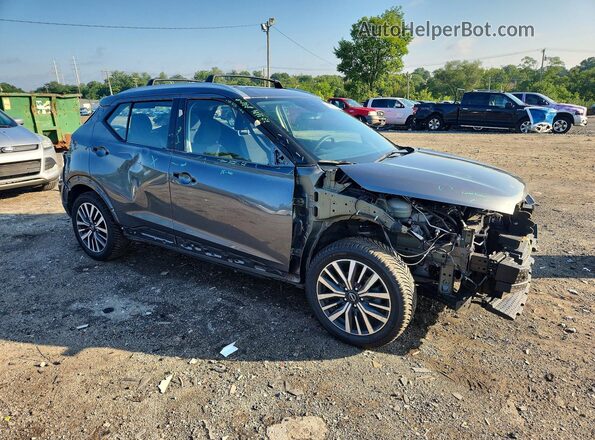 3N1CP5CV4NL515710 2022 NISSAN KICKS Gray Delantero derecho