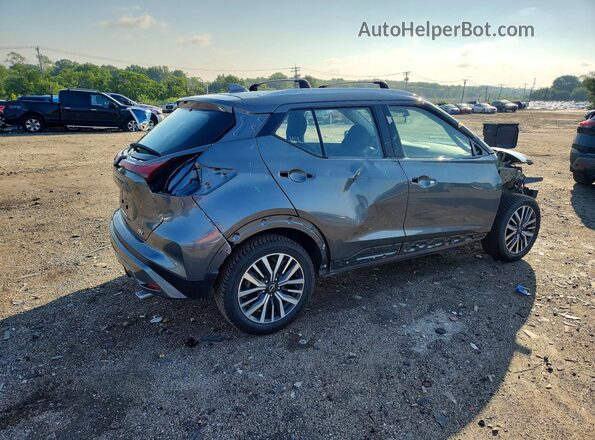 3N1CP5CV4NL515710 2022 NISSAN KICKS Gray Trasero derecho