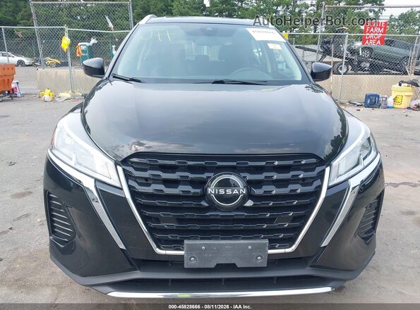 3N1CP5CV4NL529560 2022 NISSAN KICKS Black Widok zestawu wskaźników
