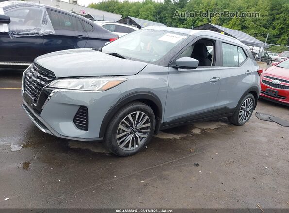 3N1CP5CV4PL478614 2023 NISSAN KICKS Gray Առջևի ձախ երեք քառորդ տեսարան