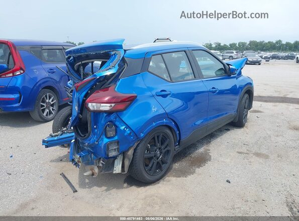3N1CP5CV4PL520103 2023 NISSAN KICKS Blue Trasero derecho