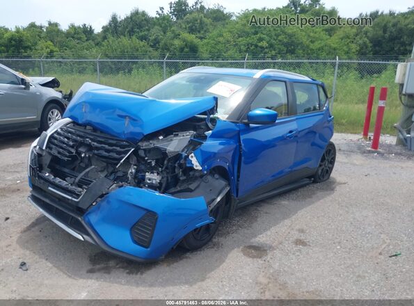 3N1CP5CV4PL520103 2023 NISSAN KICKS Blue Vista tres cuartos delantera izquierda