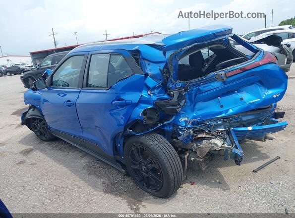 3N1CP5CV4PL520103 2023 NISSAN KICKS Blue Trasero izquierdo
