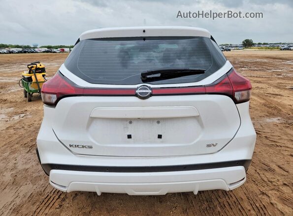 3N1CP5CV4PL563727 2023 NISSAN KICKS White Вид ззаду